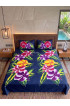 Hand Painted Rayon Bedsheet Set King Size Hand Painted Rayon Bedsheet Set King Size